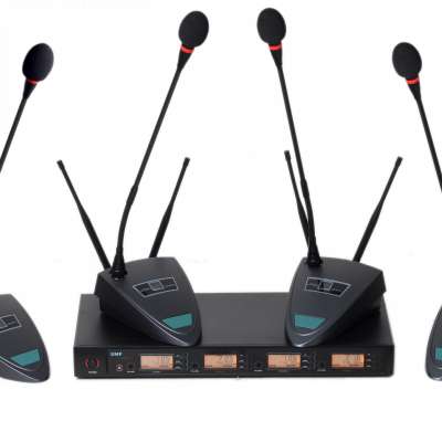 Gooseneck 4 Channels Wireless Conference Microphone YU43 YARMEE